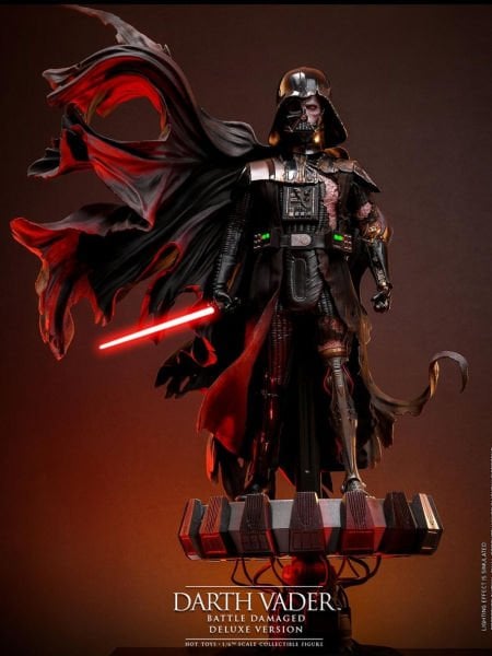 Star Wars - Darth Vader (Battle Damaged) (Deluxe Version) 1/6 Scale Koleksiyon Figürü