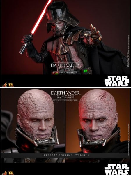 Star Wars - Darth Vader (Battle Damaged) (Deluxe Version) 1/6 Scale Koleksiyon Figürü