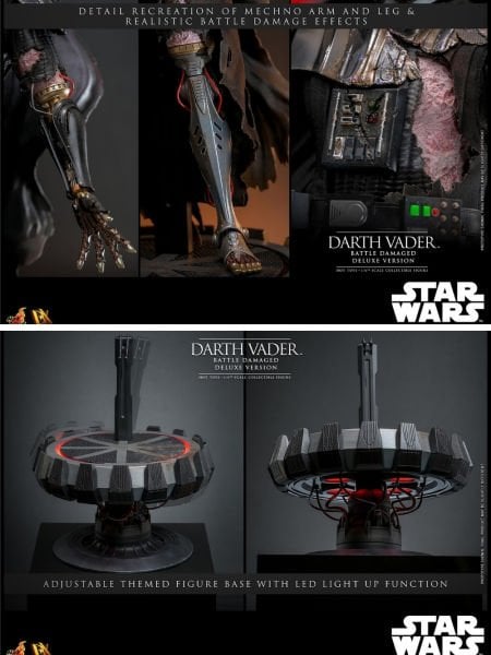 Star Wars - Darth Vader (Battle Damaged) (Deluxe Version) 1/6 Scale Koleksiyon Figürü