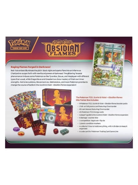 Pokemon TCG: Scarlet & Violet - Obsidian Flames Elite Trainer Box