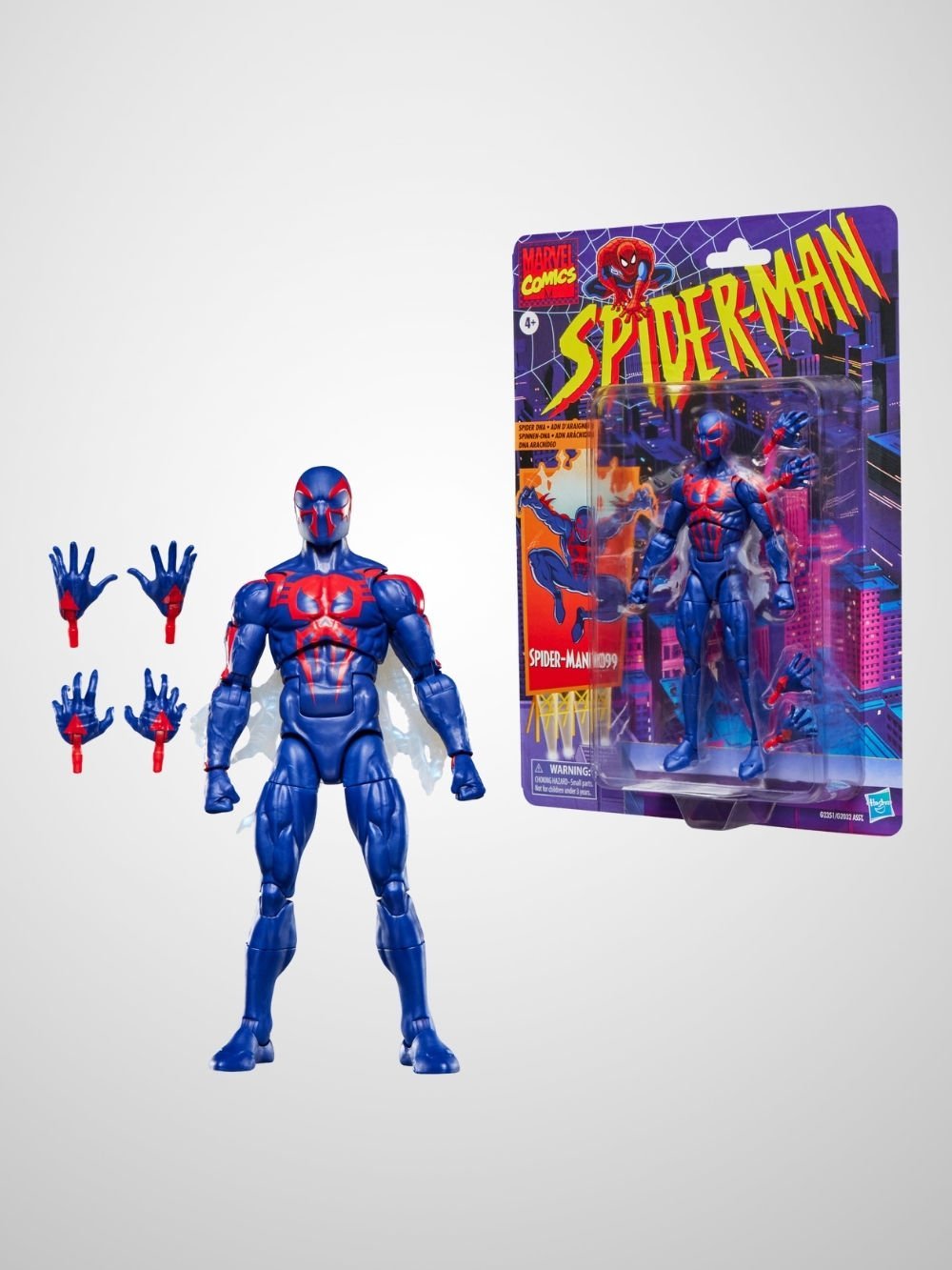 Marvel Legends Spider-Man 2099, Retro Cardback Comics Aksiyon Figürü