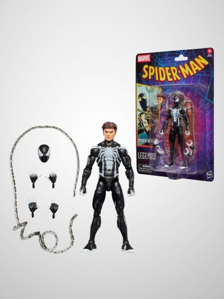 Marvel Legends Spider-Venom, Retro Cardback Spider-Man Comics Aksiyon Figürü