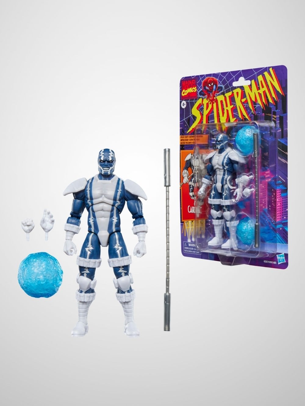 Marvel Legends Cardiac, Retro Cardback Spider-Man Comics Aksiyon Figürü