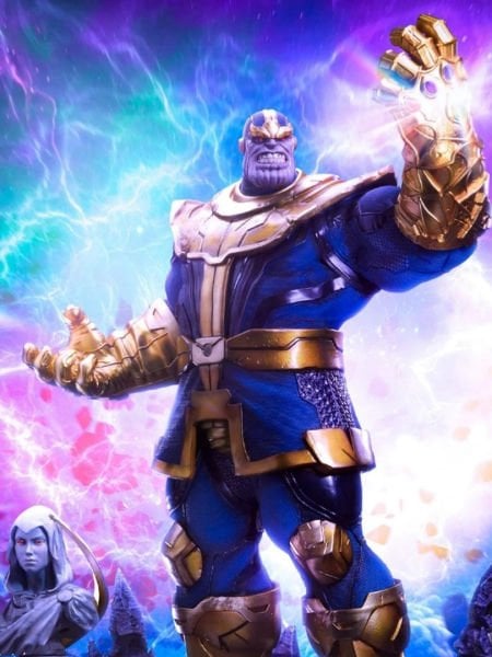 Avengers: Endgame - Thanos Infinity Gauntlet Diorama Deluxe 1/10 Art Scale Limited Edition Heykel