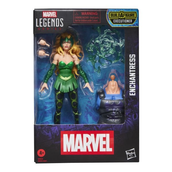 Marvel Legends Enchantress, Thor Comics Aksiyon Figürü (Executioner BAF)