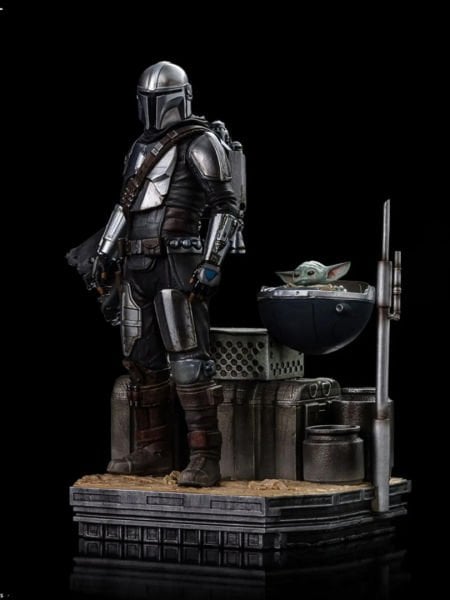 Star Wars: The Mandalorian - Din Djarin and Din Grogu 1/10 Art Scale Limited Edition Heykel