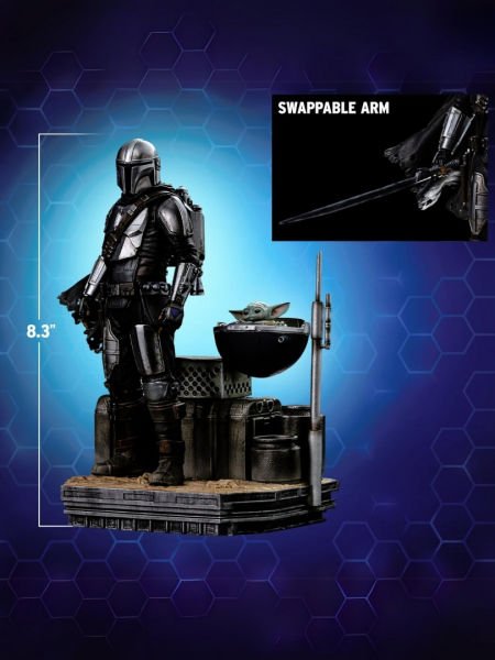 Star Wars: The Mandalorian - Din Djarin and Din Grogu 1/10 Art Scale Limited Edition Heykel