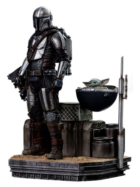 Star Wars: The Mandalorian - Din Djarin and Din Grogu 1/10 Art Scale Limited Edition Heykel