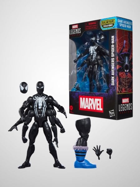 Marvel Legends Dark Avengers Spider-Man, Avengers Comics Aksiyon Figürü (Executioner BAF)