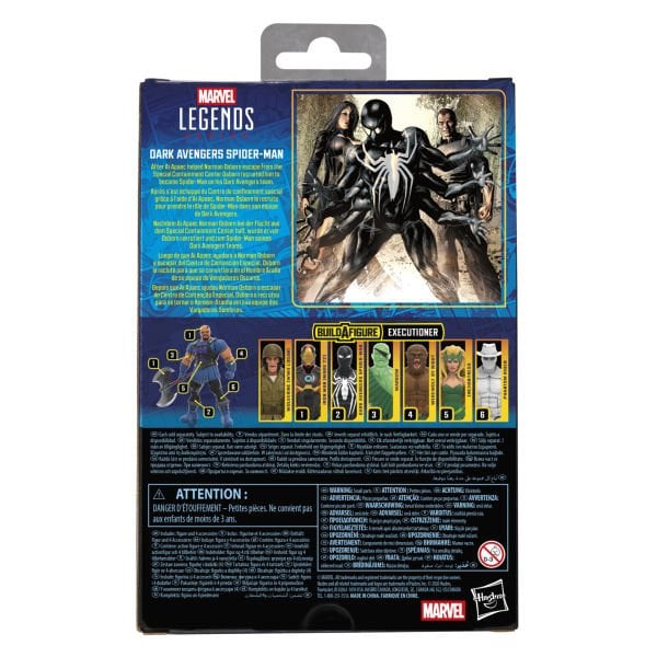 Marvel Legends Dark Avengers Spider-Man, Avengers Comics Aksiyon Figürü (Executioner BAF)