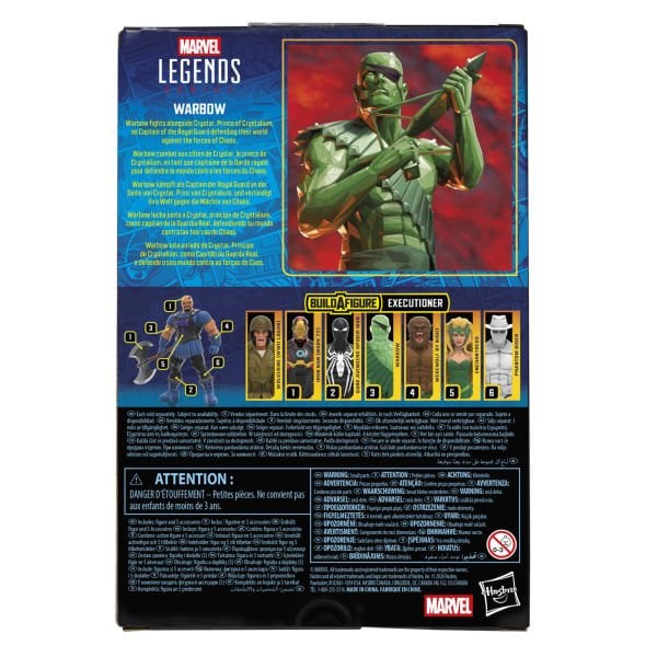Marvel Legends Warbow, Saga of Crystar Comics Aksiyon Figürü (Executioner BAF)