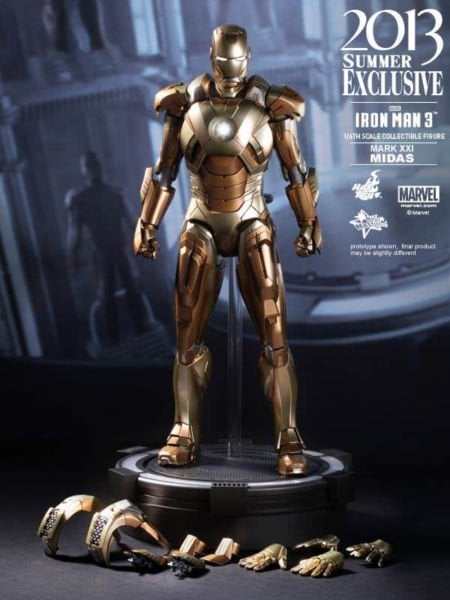 Iron Man 3 - Iron Man Mark XXI Midas 1/6 Scale Exclusive Koleksiyon Figürü