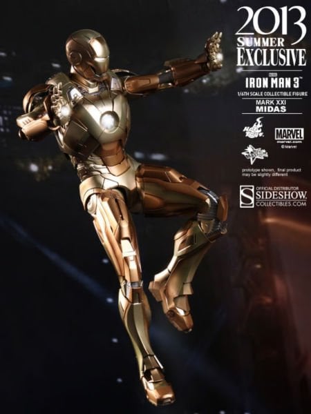 Iron Man 3 - Iron Man Mark XXI Midas 1/6 Scale Exclusive Koleksiyon Figürü