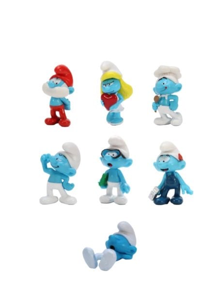 Smurfs (Şirinler) Tubo 7 Figürlü Set