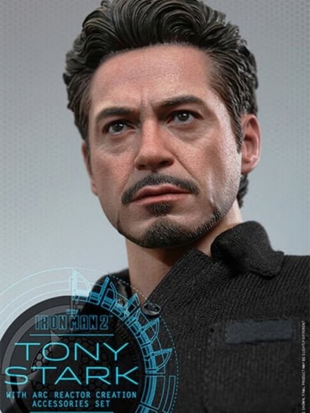 Iron Man 2 - Tony Stark with Arc Reactor Creation Accessories 1/6 Scale Koleksiyon Seti