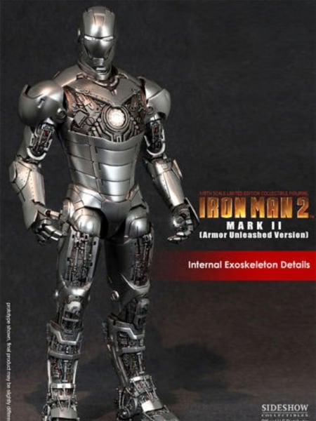 Iron Man 2 - Iron Man Mark II Armor Unleashed Version 1/6 Scale Limited Edition Koleksiyon Figürü