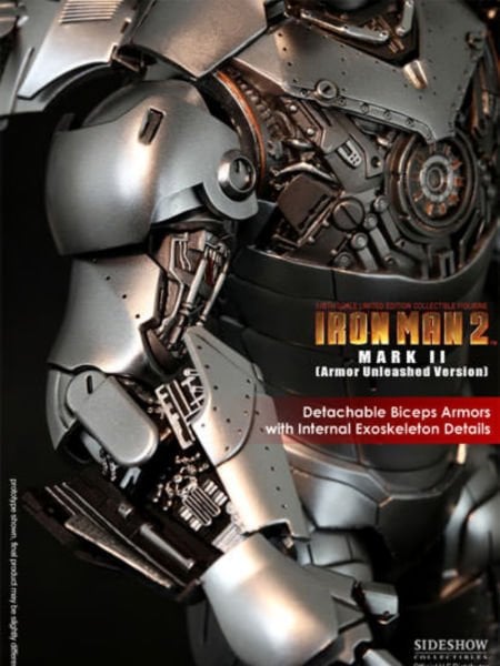 Iron Man 2 - Iron Man Mark II Armor Unleashed Version 1/6 Scale Limited Edition Koleksiyon Figürü