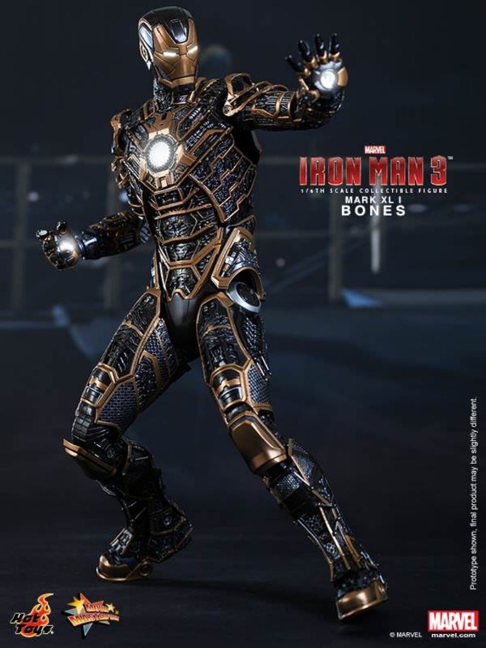 Iron Man 3 - Iron Man Mark XLI Bones 1/6 Scale Koleksiyon Figürü