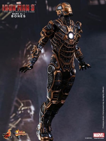 Iron Man 3 - Iron Man Mark XLI Bones 1/6 Scale Koleksiyon Figürü