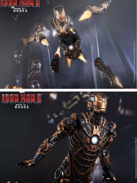 Iron Man 3 - Iron Man Mark XLI Bones 1/6 Scale Koleksiyon Figürü