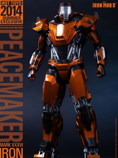 Iron Man 3 - Iron Man Mark XXXVI Peacemaker 1/6 Scale Exclusive Koleksiyon Figürü