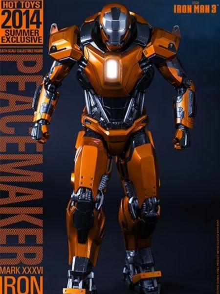 Iron Man 3 - Iron Man Mark XXXVI Peacemaker 1/6 Scale Exclusive Koleksiyon Figürü