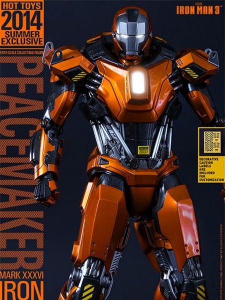 Iron Man 3 - Iron Man Mark XXXVI Peacemaker 1/6 Scale Exclusive Koleksiyon Figürü