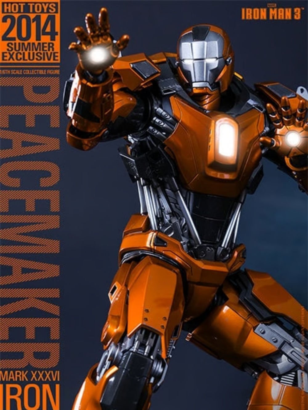 Iron Man 3 - Iron Man Mark XXXVI Peacemaker 1/6 Scale Exclusive Koleksiyon Figürü