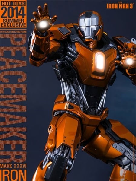 Iron Man 3 - Iron Man Mark XXXVI Peacemaker 1/6 Scale Exclusive Koleksiyon Figürü