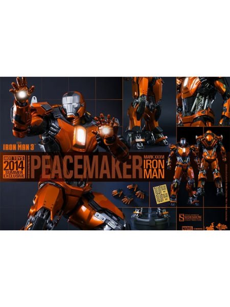 Iron Man 3 - Iron Man Mark XXXVI Peacemaker 1/6 Scale Exclusive Koleksiyon Figürü