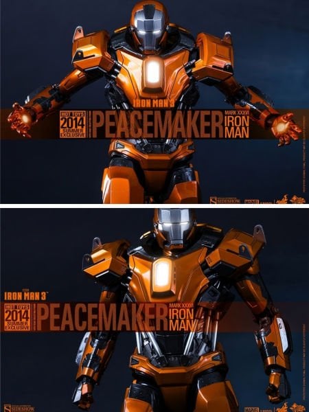 Iron Man 3 - Iron Man Mark XXXVI Peacemaker 1/6 Scale Exclusive Koleksiyon Figürü