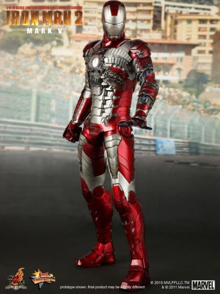 Iron Man 2 - Iron Man Mark V 1/6 Scale Limited Edition Koleksiyon Figürü