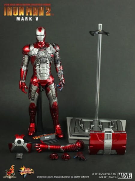 Iron Man 2 - Iron Man Mark V 1/6 Scale Limited Edition Koleksiyon Figürü