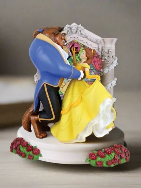 Disney Showcase - Beauty and the Beast Işıklı Heykel
