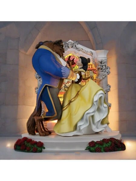 Disney Showcase - Beauty and the Beast Işıklı Heykel