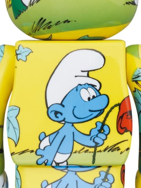 Bearbrick The Smurfs The Purple Smurfs (Şirinler) İkili Set (400% & 100%)