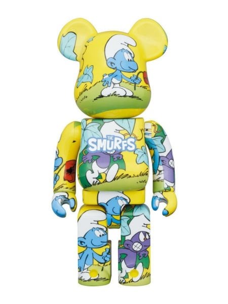 Bearbrick The Smurfs The Purple Smurfs (Şirinler) İkili Set (400% & 100%)