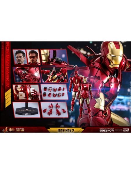 Iron Man 2 - Iron Man Mark IV 1/6 Scale Diecast Koleksiyon Figürü