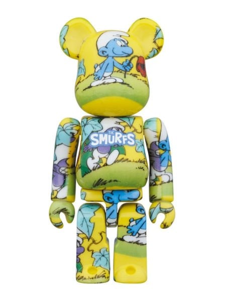 Bearbrick The Smurfs The Purple Smurfs (Şirinler) İkili Set (400% & 100%)