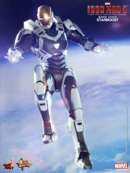 Iron Man 3 - Iron Man Mark XXXIX (Starboost) 1/6 Scale Exclusive Koleksiyon Figürü