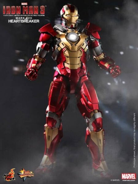 Iron Man 3 - Iron Man Mark XVII (Heartbreaker) 1/6 Scale Limited Edition Koleksiyon Figürü