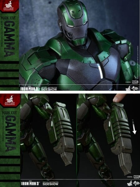Iron Man 3 - Iron Man Mark XXVI (Gamma) 1/6 Scale Exclusive Koleksiyon Figürü