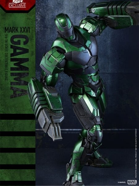 Iron Man 3 - Iron Man Mark XXVI (Gamma) 1/6 Scale Exclusive Koleksiyon Figürü