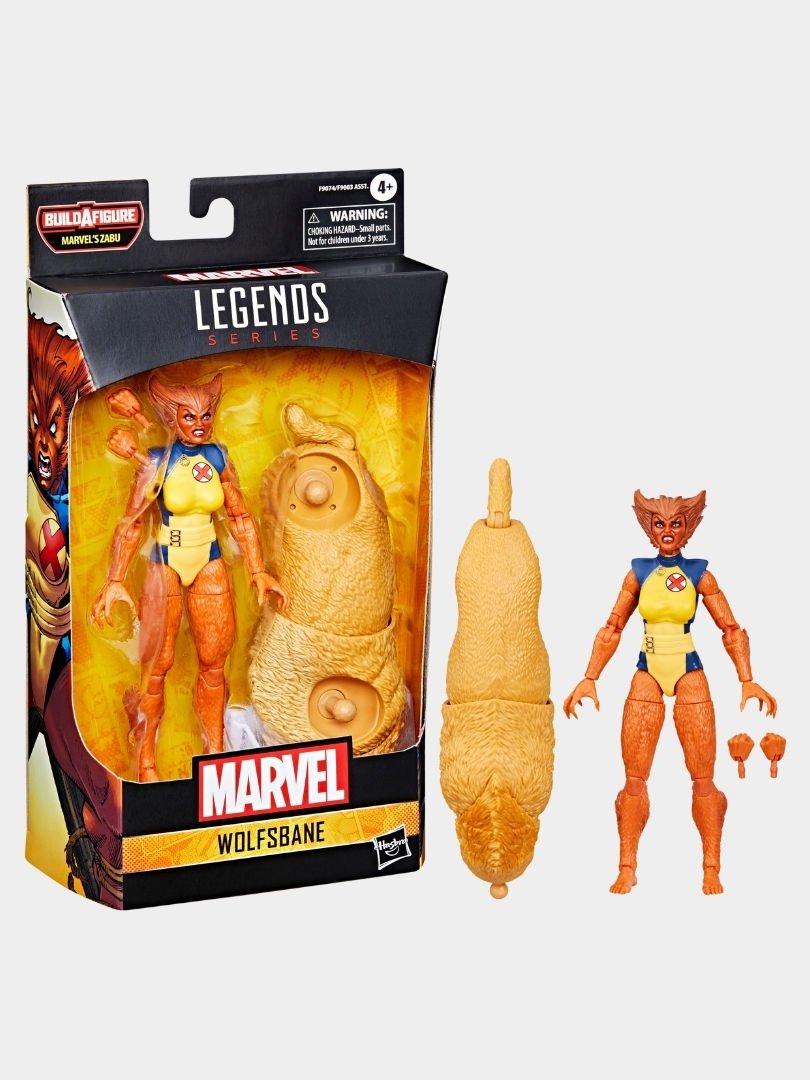 Marvel Legends Wolfsbane (Comics) Aksiyon Figürü (Marvel's Zabu BAF)