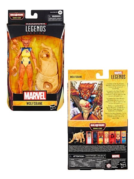 Marvel Legends Wolfsbane (Comics) Aksiyon Figürü (Marvel's Zabu BAF)