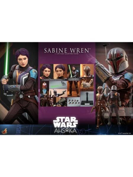 Star Wars: Ahsoka - Sabine Wren 1/6 Scale Koleksiyon Figürü