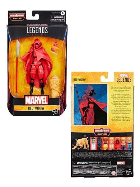 Marvel Legends Red Widow (Comics) Aksiyon Figürü (Marvel's Zabu BAF)