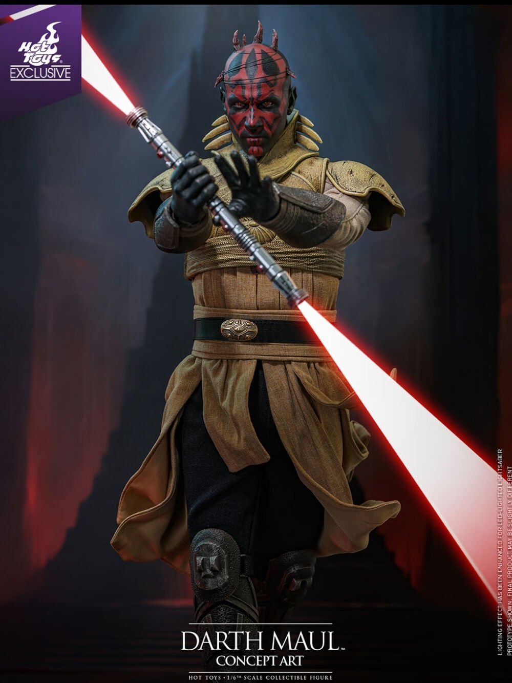 Star Wars: The Phantom Menace - Darth Maul (Concept Art) 1/6 Scale Limited Edition Koleksiyon Figürü