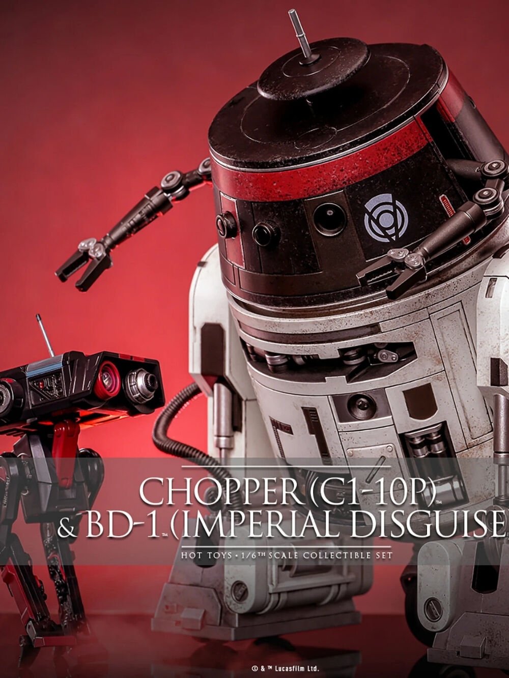 Star Wars - Chopper (C1-10P) & BD-1 (Imperial Disguise) 1/6 Scale