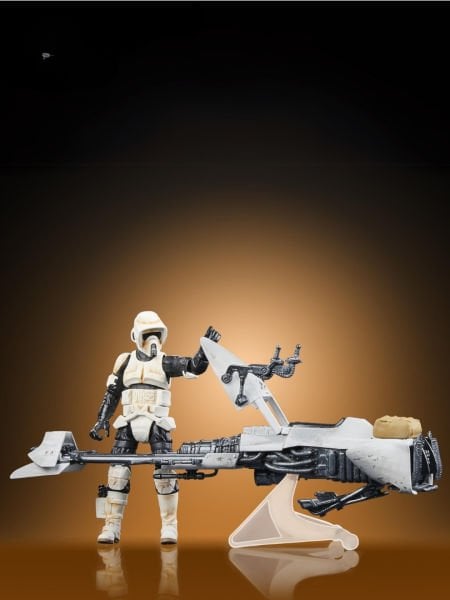 Star Wars Vintage Collection Speeder Bike, Scout Trooper & Grogu (The Mandalorian) Araç ve Figür Seti